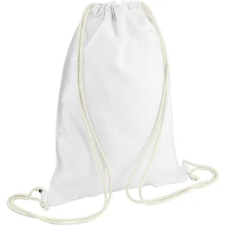BagBase Sublimation Gymsac Rucksack, für Erwachsene, Unisex, Weiß, Einheitsgröße