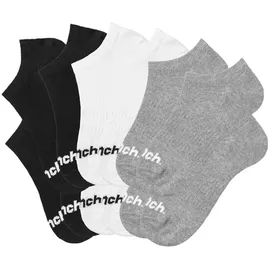 BENCH Sportsocken 12-Paar Schwarz/Weiß/Grau 43-46