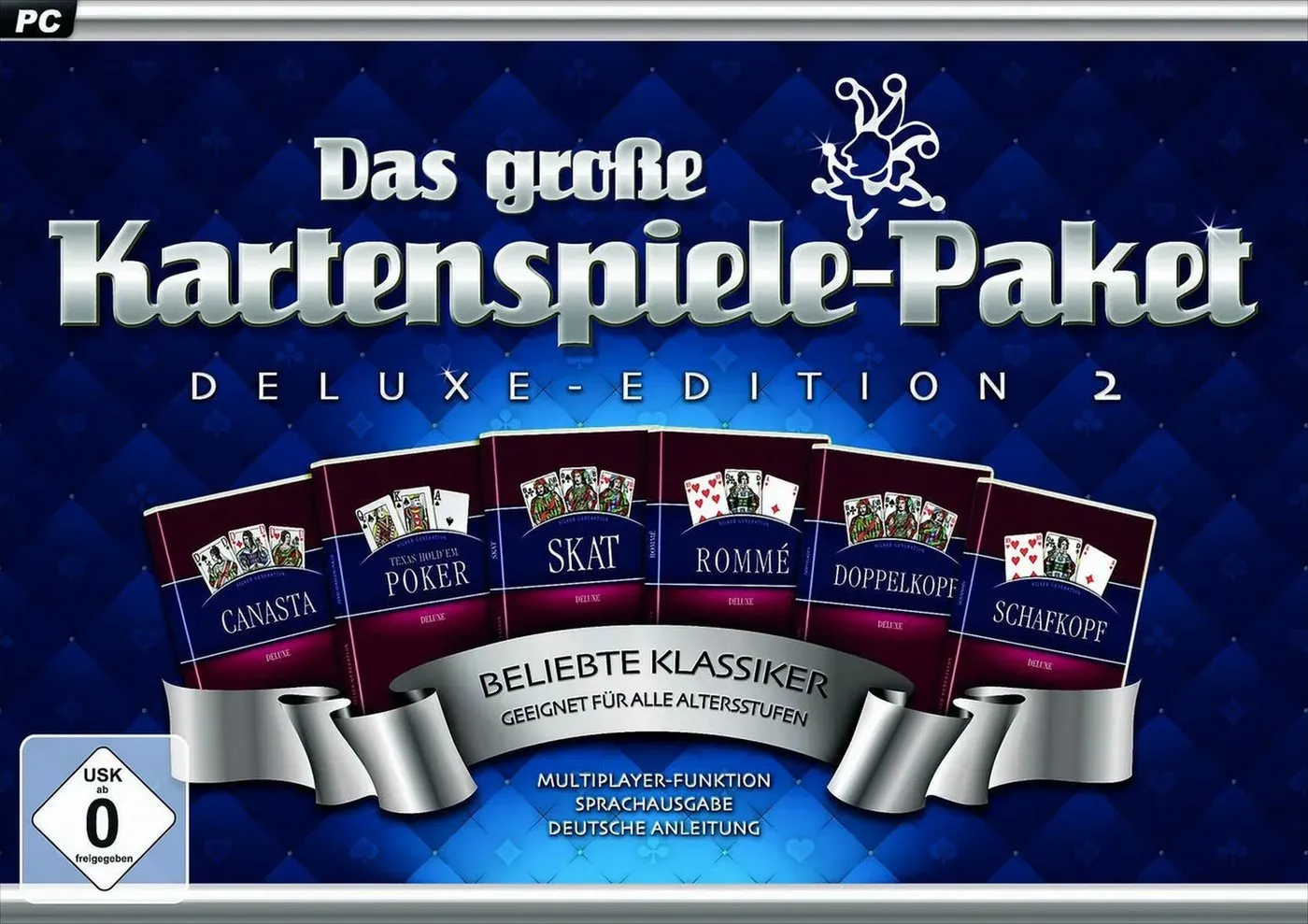 Preisvergleich Produktbild Das große Kartenspiele-Paket 2: Deluxe-Edition PC