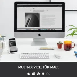 Logitech K380 für Mac DE grauweiß