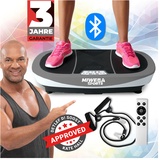 MIWEBA Sports MV200, 3D-Vibration, Fernbedienung, Bluetooth, Display, 2 x 200 Watt (Grau)