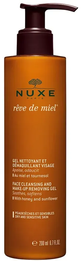 NUXE Rêve de Miel mildes Reinigungsgel und Make-up Entferner 200 ml
