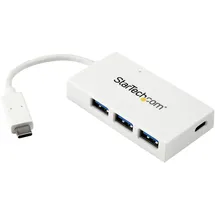 Startech StarTech.com 4 Port USB-C Hub - USB 3.0 - Weiß