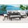 Gardissimo Juli Loungeset anthrazit/silber