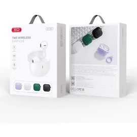 XO Bluetooth Kopfhörer mit Schutzhülle In-Ear-Kopfhörer TWS-Technologie 300mAh Dunkelgrün