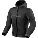 RevIt! Revit Spark Air, Textiljacke, schwarz-grau, Größe XL