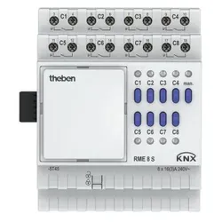 Theben 4930225 KNX Schaltaktor 8-fach, Erweiterungsgerät RME 8 S KNX
