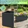 ethick Blumentopf Rechteckig 58 58 x 29 x 30 cm Anthrazit