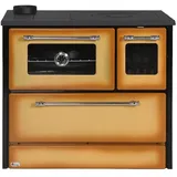 simgesoba EEK A Küchenofen Holzherd 701-G Omega Cappuccino, linke Version - 9,18 kW