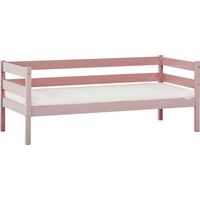 Hoppekids Einzelbett »ECO Comfort«, (Set), mit Rollrost in 8 Farben, wahlweise mit Matratze und Absturzsicherung, rosa