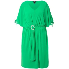 Ulla Popken Midikleid Drapiert Grün 42/44