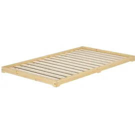 Erst-Holz Futonbett 120 x 200 cm braun