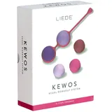 «Kewos» Cerise/Candy Violet, Kegel Workout System, Kugelset (4 Stück) 4 St