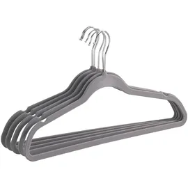 Wenko Kleiderbügel Beflockt Grau 15er Set (69309800)