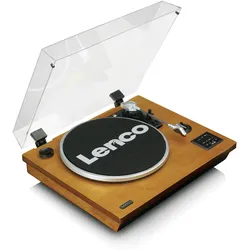 Lenco LS-55WA - Plattenspieler mit Bluetooth®, USB, MP3, Lautsprecher - Holz