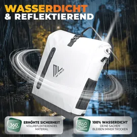 MIVELO 3in1 Fahrradtasche Gepäckträgertasche Rucksack mint