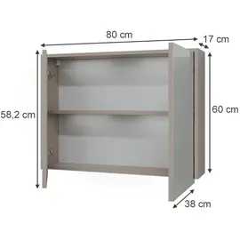 Vicco J-Shape 80 cm beige
