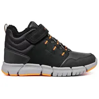 GEOX J Flexyper Boy B Abx Ankle Boot, Black/Navy,