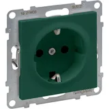 Legrand SEANO Schutzkontakt-Steckdose, Steckklemmen, 16 A, 250 V, mit erhöhtem Berührungsschutz, Grün,