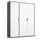 Rauch Drehtürenschrank Voyager 140 x 194 x 0 cm Alpinweiß/Grau