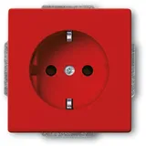 Busch-Jaeger Schuko-Steckdose rot 2 St.