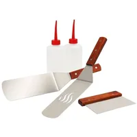 BBQ-Toro Grillbesteck-Set 5-tlg. Edelstahl silber