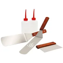 BBQ-Toro Grillbesteck-Set 5-tlg. Edelstahl silber