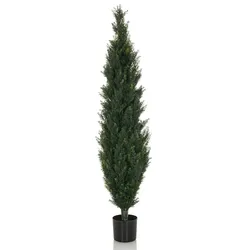 Kunstpflanze / Kunstbaum CEDRUS 152 cm grün hjh OFFICE