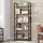 YITAHOME Bücherregal 5 Ebenen Grau