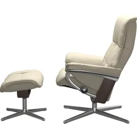 Stressless Mayfair mit Cross Base Leder 83 x 102 x 74 cm cream batick