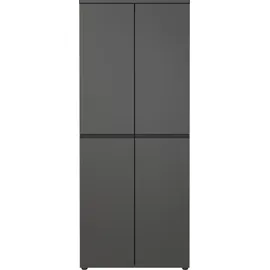 Germania Büromöbel-Set GERMANIA "Lemont", grau (graphit), B:272cm H:197cm T:40cm, Holzwerkstoff, Kunststoff, Metall, Arbeitsmöbel-Sets, Büromöbel-Set, Set bestehend aus 2 Aktenschränke 4042 und 1 Aktenregal 4235