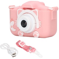 Kinderkamera, 2,0 Zoll 20MP/1080P HD Selfie Kinder Digitalkamera mit 32GB Karte, Mini Spielzeugkamera für 3-9 Jahre alte Kinder (Rosa)