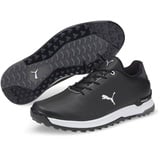 Puma PROADAPT ALPHACAT Leather Golfschuh, Black Silver, 42 EU