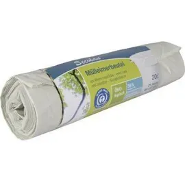 Secolan Secolan® Müllbeutel 20,0 l weiß 25,0 μm, 25 St.