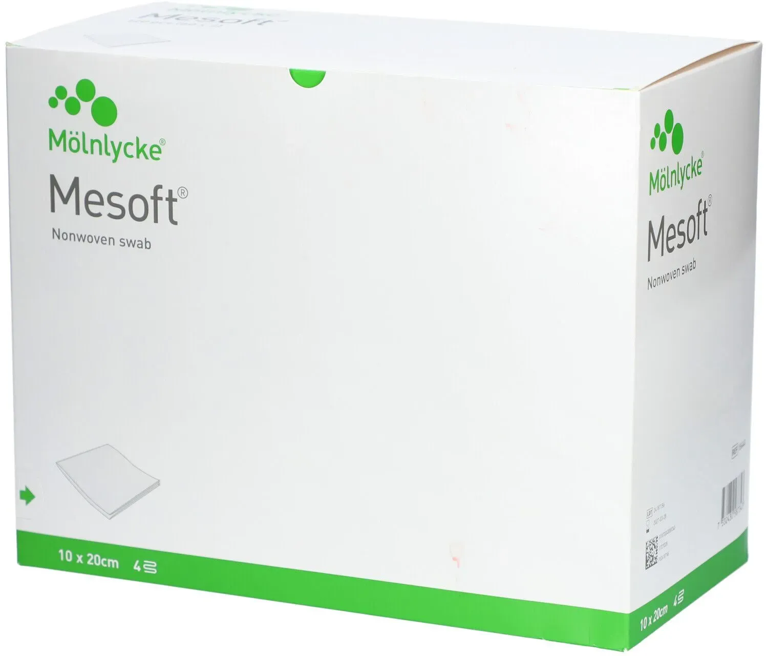 Mölnlycke® Mesoft® Vliesstoffkompressen 10 x 20 cm steril