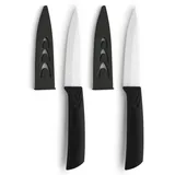 Amefa AUENTHAL Schälmesser 10 cm ergonomischer Griff Schwarz/Weiß