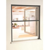 Culex Hecht Rollobausatz Fenster SMART, 100x160 cm, Dunkelgrau