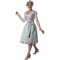 dressforfun 900582 Midi-Dirndl, Tailliert geschnittenes, kurzes Dirndl in edler Optik - Diverse Größen - (M| Nr. 302891) - M