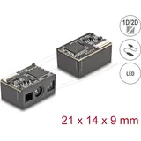 DeLock 90603 2D Barcodescanner, Kabelgebunden 1D und (1D-Barcodes, 2D-Barcodes), Schwarz