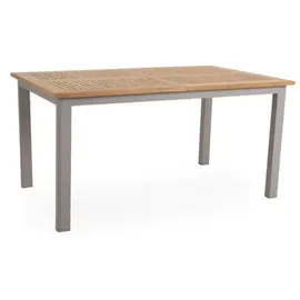 Brafab Lyon Ausziehtisch 194-252 x 252 x 76 cm Beige/Khaki