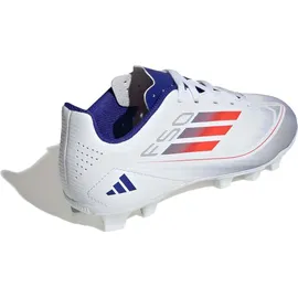 adidas F50 Club Kids FxG Cloud White / Solar Red / Lucid Blue 28