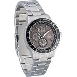 St. Leonhard Herren-Funk-Chronograph Silbern 5 ATM 28 mm