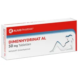 Dimenhydrinat AL 50 mg Tabletten bei Übelkeit und Erbrechen
