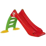 Dohany 2in1 Kinder Rutsche Wasserrutsche freistehend Rutschlänge 120 cm rot/grün