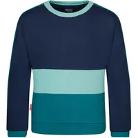 Trollkids Sweatshirt VERDAL, Marine/Teal-Blau/Wasserblau, Gr. 86 -