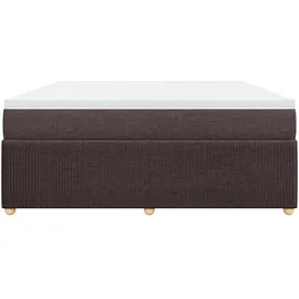vidaXL Boxspringbett 180 x 200 cm Dunkelbraun