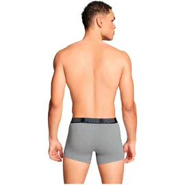 Puma Boxershorts 2er Pack Schwarz / Grau M