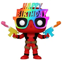 Pop Deadpool 30th Birthday Glasses Deadpool Vinyl Figur 783 Unisex Funko Standard