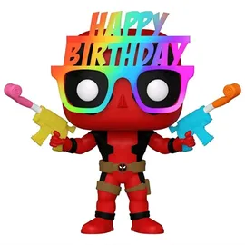 Pop Deadpool 30th Birthday Glasses Deadpool Vinyl Figur 783 Unisex Funko Standard