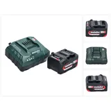 Metabo Basis Set 1x Li-Power Akkupack 18 V 4,0 Ah CAS Li-Ion Akku ( 625027000 ) + ASC 55 Ladegerät ( 627044000 )